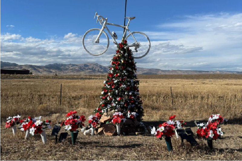 ghost bike for magnus white on christmas