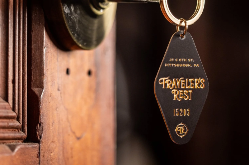 travelers rest door key