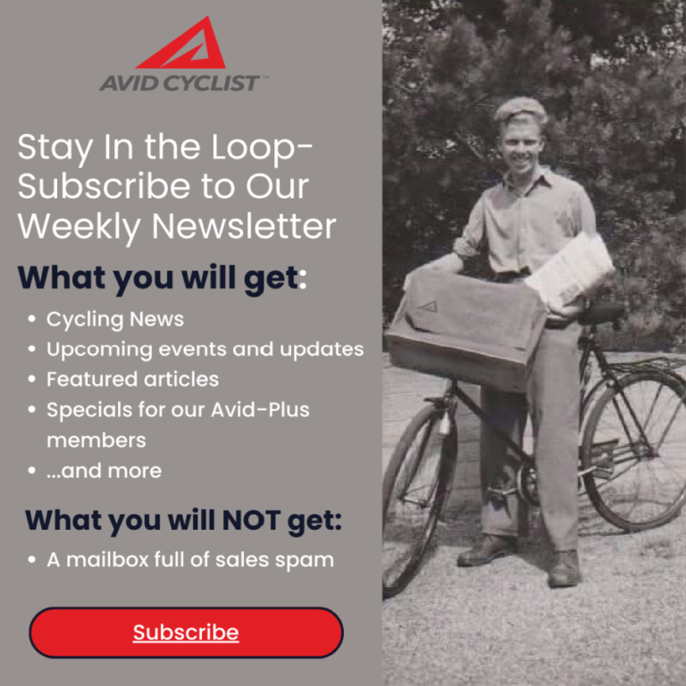 advertisement for subscribing to our newsletter