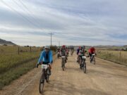 Riders behind start vehicle Riders behind start vehicle